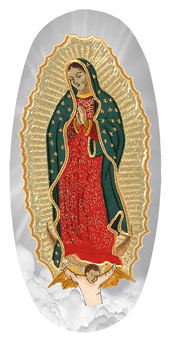 DASOV 110 SL Lady of Guadalupe Clouds Silver